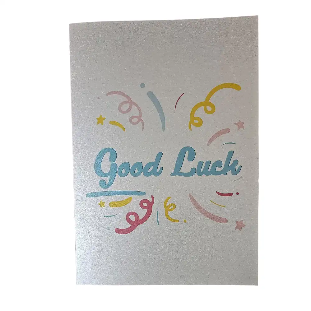 Personalized Good Luck Card